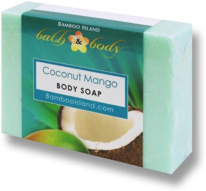 Bamboo Island Exfoliating Body Soap with Coconut Oil 6.2oz - Coconut Mango