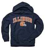 Illinois Fighting Illini Youth Navy Football Helmet Hooded Sweatshirt