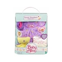 Sweet Slumbers Bedtime Set for Baby Alive Sip 'N Slurp, Wets 'N Wiggles and Learns to Potty Dolls