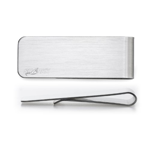 SHARKK® Silver Stainless Steel Slim Money Clip Wallet