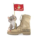 Charming Tails USMC Figurine: Solely Devoted To The Corps by The Hamilton Collection