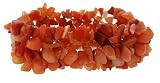 5 Strand Stretch Chip Bracelet - Carnelian