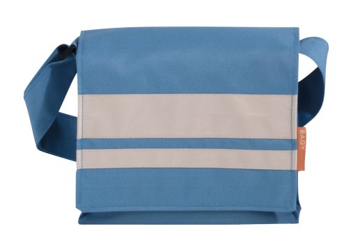 BAGYMANIA Streetbag YB 190004 Nylon ca. 25 x 24 cm Blue/White