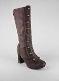 Stud Trim Closed Toe Boot