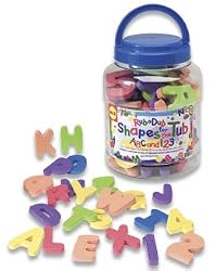 ALEX TOYS SHAPES FOR THE TUB - ABC & 123