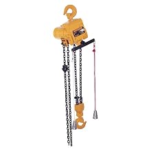 Harrington TCR Cord Model Air-Powered Hoist, Hook Mount