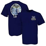 Michigan Wolverines Navy Blue 2008 Football Schedule Graphic T-shirt