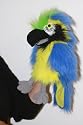 Hand Puppet Baby Bird Blue And Gold Macaw