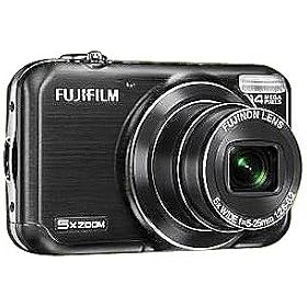 Fujifilm - FinePix JX300 - Kit Appareil photo num�rique + Housse � jeans � exclusive + Carte m�moire SD 2 Go - 14,2 Mpix - Zoom Optique 5x - Ecran TFT LCD 2,7" (6,89 cm) - Noir