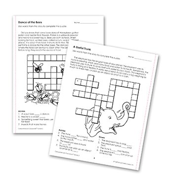 Edupress Ep-186r Comprehension Crosswords Book Gr 2