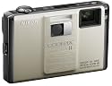Nikon Coolpix S1000pj Digitalkamera (12 Megapixel, 5-fach Zoom, 6,9 cm (2,7 Zoll) Display, integrierter LED-Projektor) silber