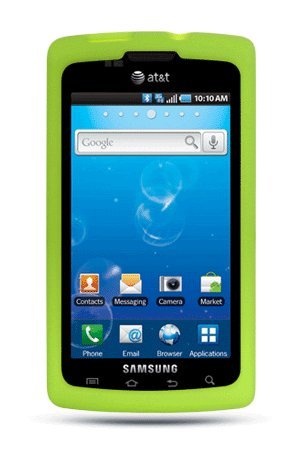 Samsung i897 Captivate Silicone Skin Case – Green