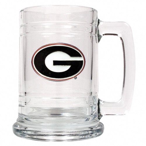Georgia Bulldogs 15 oz. Glass Tankard