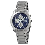 Fujitime Men's M3501-H ''Tenryuiji Series'' Blue Chronograph Stainless Steel Watch