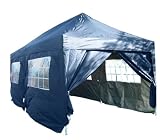 from Quictent Quictent 3x6 Meter Navy Blue Pop Up Gazebo Canopy Silver-coated Waterproof With Sidewalls and Bag Model ML-YS-CT1205-S-NAVYBLUE-2PART