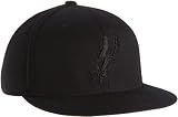 NBA Men's San Antonio Spurs Black Flat Brim Flex Hat - Tt77Z, Large/X-Large , Black