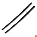 2 Black Bokens Wood Practice Swords, Wooden Daitos Training Katana