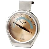 Taylor Gourmet Refrigerator Thermometer - Stainless Steel/Copper