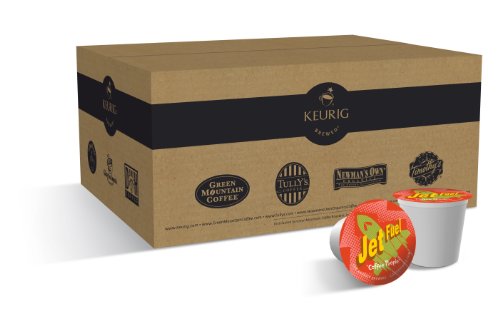 Coffee People Jet Fuel Dark Roast K-Cup Portion Pack for Keurig Brewers (Pack of 50)