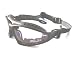 Black Frame Ladgecom Clear Lens Winter Cycling and Running Glasses