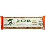 Oskri Organics Sesame Bars with Molasses and Black Cumin, 1.9-Ounce Bars (Pack of 18)
