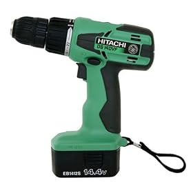 Hitachi DS14DVF2 14.4 Cordless Drill Kit With Flashlight