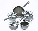 Tefal Essencia Cookware Set, Grey, 5 Piece