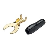 (STRAIGHT/ストレート) 金メッキクワ型ターミナル 5ピース 6mm 35-9165