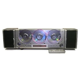 Emerson MS3108 3-CD Changer Audio System with Digital Tuner, Matching Speakers, and Remote... by Emerson