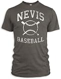 Vintage Distressed Nevis Baseball Tri-Blend T-Shirt