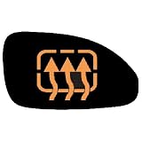 1973 - 2005 PONTIAC GRAND AM Folding Flat Driver Side Replacement Mirror Glass by Automotive Mirror Glass