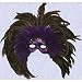 new Carnival Authentic Venetian Costume Style Ball Feathered Mask
