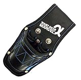 （まとめ）電工ポケット WAIST GEAR 【ドライバー2本/ペンチ差し】×5セット ブルー（青） マーベル MDP-63AB