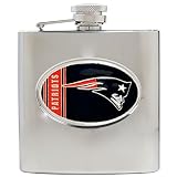 New England Patriots 6oz Stainless Steel Hip Flask