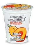 granoVita Delux Soyage Gluten Free, Dairy Free, Peach & Apricot Yogurt, 4.9-Ounce Cup (Pack of 12)