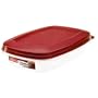Rubbermaid HPFG4022RDCHILI Durable Rectangle 11.6 Cup  Food Storage Container