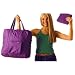 Baggallini Zip-Out Shopping Tote.Bagg - Medium - Rip Stop Nylon - Orange