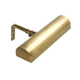 Concept Lighting 202 Ultra Efficient Cordless Picture Light, 7-3/4-Inch, Antique Brass