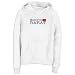 Sweatshirt Woman White Elegant Flag 