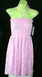 Juniors Terry Dirndl Babydoll Dress/Cover Up (Available in White, Lime, Brown