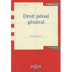 Droit p�nal g�n�ral