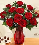 One Dozen Long Stemmed Red Roses