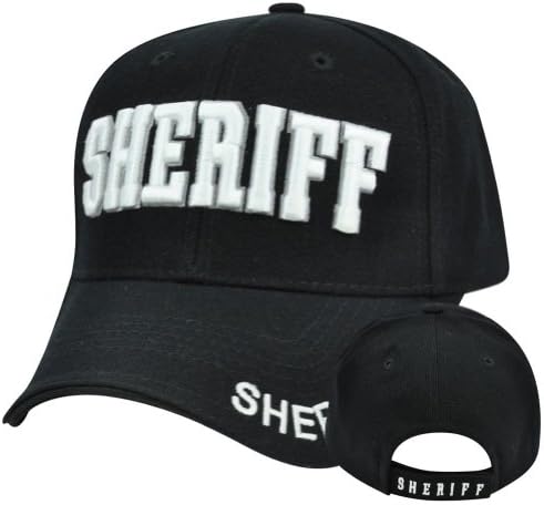 Sheriff Police Law Enforcement Deputy Swat Staff Constructed Curve Bill Hat Cap