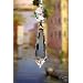38mm Crystal U-Drop Icicle Prisms-W/ 14mm Octagon Crystal #401-38
