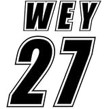 MSR Racing Wide Letter Jersey Iron-on Kit