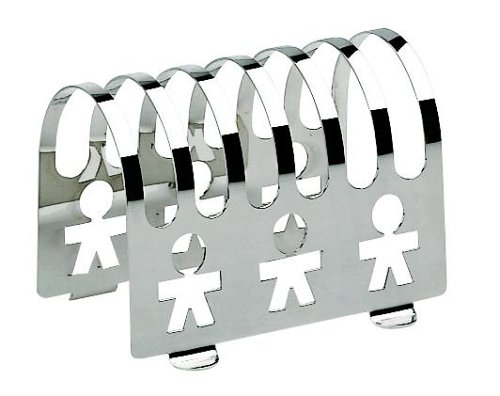 A di Alessi Girotondo Toast Rack, (AKK45)