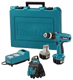 Makita 6217DWDEX 12 Volt 3/8-Inch MFORCE Cordless Drill Kit with Free Pair of Mechanix Wear Gloves, a $40.00 Value