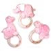 Baby Girl Zoo Rattles