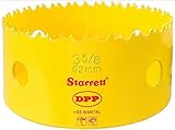 Starrett DH0358 Bi-Metal Dual Pitch Professional Hole Saw, HSS Teeth, 3-5/8 Diameter, 1-5/8 Cutting 
