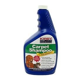 Kirby 235506 Pet Owners Carpet Shampoo - Use with All Types of Steam Extractor Cleaners